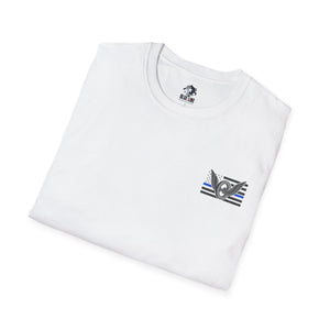 Thin Blue Line Motors T-Shirt | Police Gifts for Him or Her