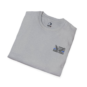 Thin Blue Line Motors T-Shirt | Police Gifts for Him or Her