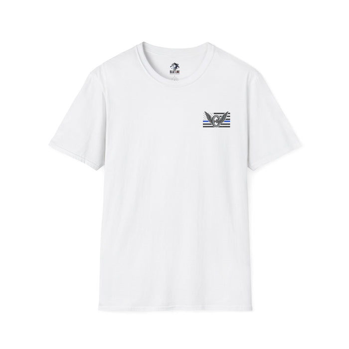 Thin Blue Line Motors T-Shirt | Police Gifts for Him or Her