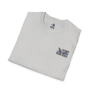 Thin Blue Line Motors T-Shirt | Police Gifts for Him or Her