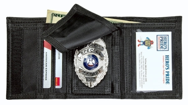 Hero's Pride Tri-Fold Badge Wallet